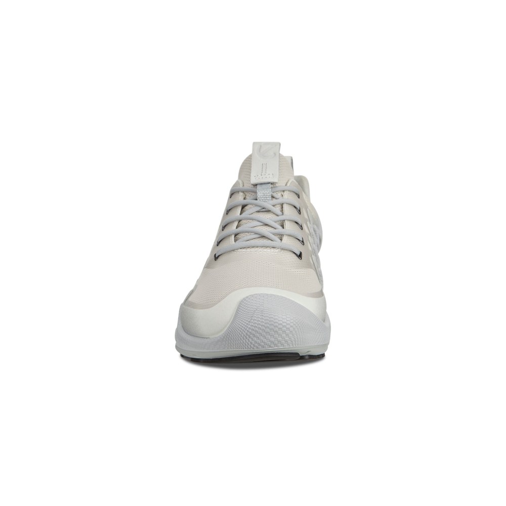 Tenis De Montaña Hombre - ECCO Biom Aex Bajos Two-Tone - Blancos/Plateados - GNT795036